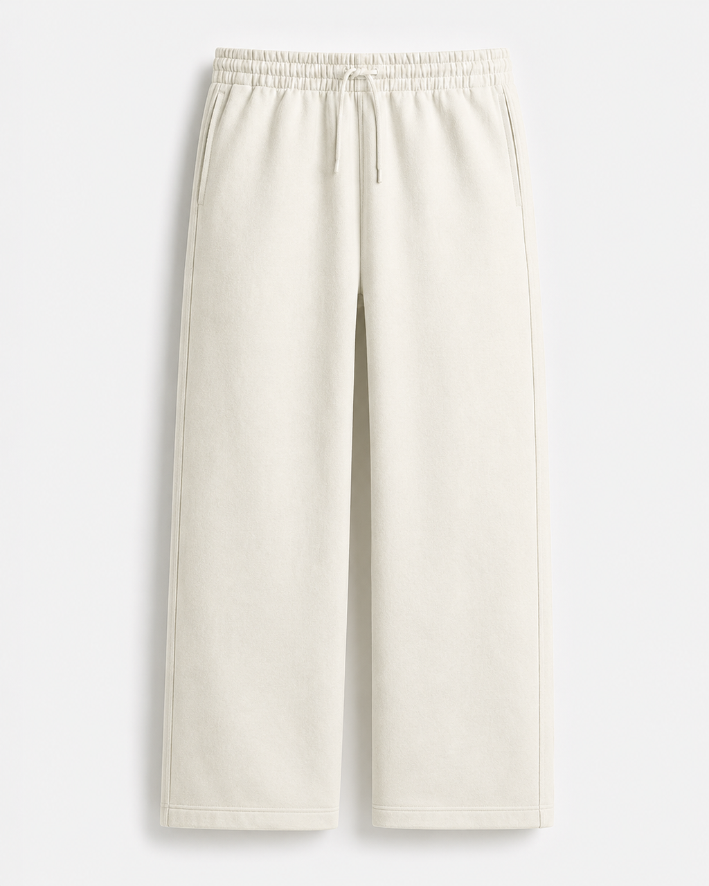 Off-White Drip Earth relaxed sweatpants with GROUND STATE silhouette - folded front and back view