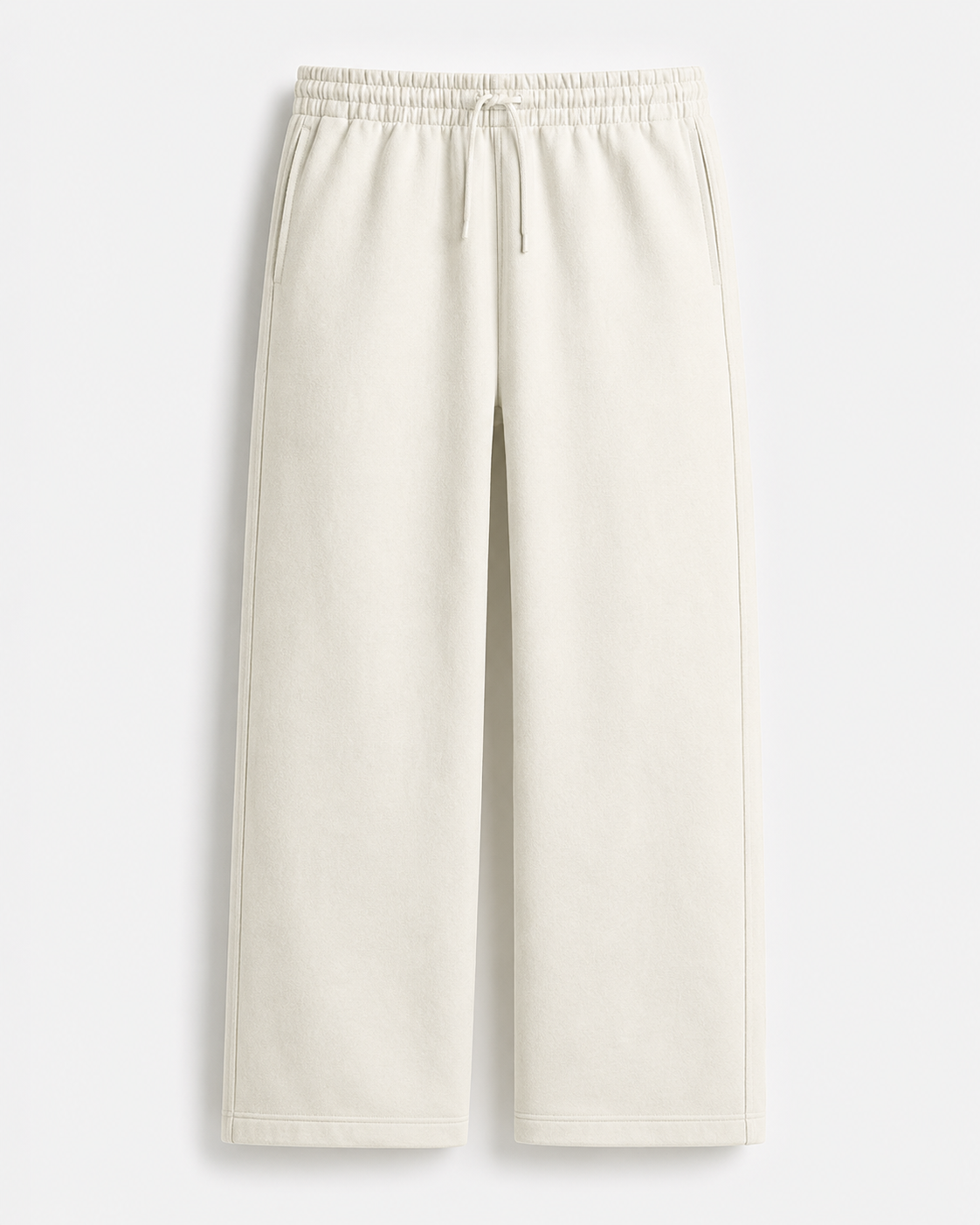 Off-White Drip Earth relaxed sweatpants with GROUND STATE silhouette - folded front and back view